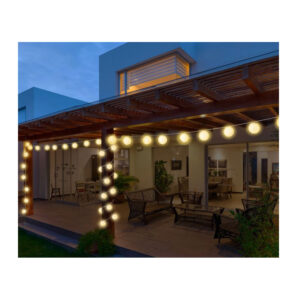 Ηλιακή Γιρλάντα με 10 LED Χάρτινα Φανάρια 2.8 m Inkazen 40004144 - Image 4