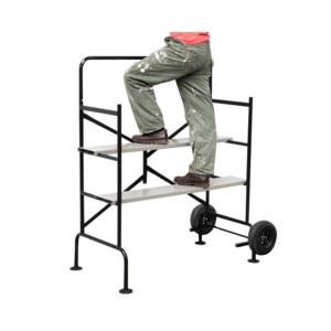Πτυσσόμενη Ατσάλινη Τροχήλατη Σκαλωσιά 140 x 78 x 135 cm SPM 40020000 - Image 2