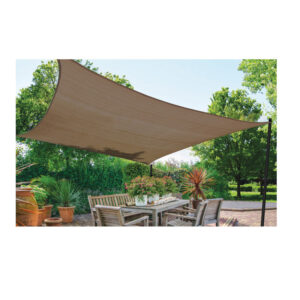 Τετράγωνο Σκίαστρο 3.5 x 3.5 m Χρώματος Taupe Inkazen 40031413 - Image 5