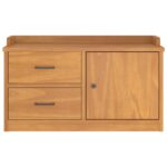 vidaXL Ξύλινος Πάγκος Χωλ SANDNES 87x40x50 cm με Αποθηκευτικό Χώρο 4010463 - Image 5