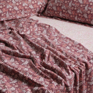 DAS HOME Σετ Υπέρδιπλή Παπλωματοθήκη Casual Bordeaux & Nude 406009205433 - Image 2