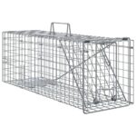 vidaXL Βιομηχανική Παγίδα για Ζώα με Ανθεκτική Κατασκευή (Ανθρακί Χρώμα) 42017312