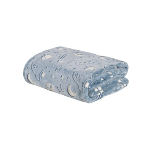DAS KIDS Κουβέρτα Fleece 160x220 - Μπλε & Λευκό 420588104899 - Image 2