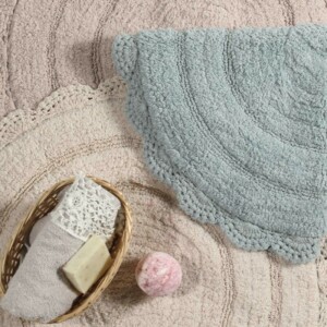 DAS HOME Ταπέτο Στρογγύλκο Διάμετρος 60εκ. σε Απόχρωση Nude 420760900634 - Image 2