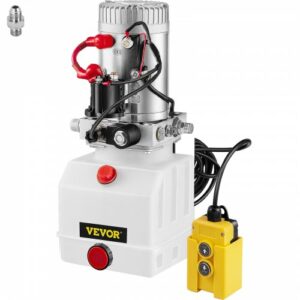 VEVOR 4Qt Υδραυλική Αντλία Μονής Ενέργειας για Τρέιλερ/Γερανό  4LCZYYBSLDZY00001V0