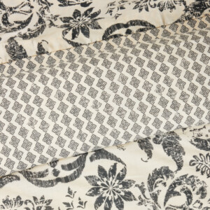 DAS HOME Σετ Υπέρδιπλων Σεντονιών Happy σε Μαύρο και Taupe 502108209677 - Image 2