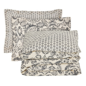 DAS HOME Σετ Σεντόνια King Happy Μαύρο & Μπεζ 502108309677 - Image 3