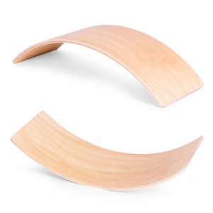 ECOTOYS Ξύλινη σανίδα ισορροπίας για παιδιά - ασκήσεις ισορροπίας με λίκνισμα 5061