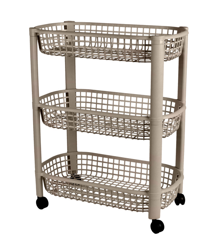 Καρότσι Κουζίνας 3 Επιπέδων 59 x 46 Καρότσι Κουζίνας 3 Επιπέδων 59 x 46