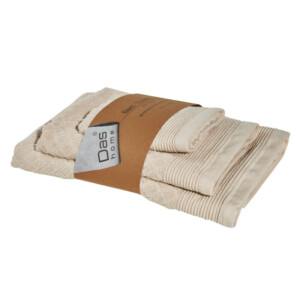 DAS HOME Σετ Πετσέτες 3τμχ Best 0683 Μπεζ 530708180683 - Image 2