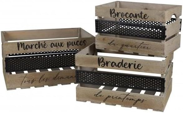 Σετ Ξύλινα Διακοσμητικά Τελάρα με Μεταλλική Λεπτομέρεια 3 τμχ. Urban Living 53263 Σετ Ξύλινα Διακοσμητικά Τελάρα με Μεταλλική Λεπτομέρεια 3 τμχ. Urban Living 53263