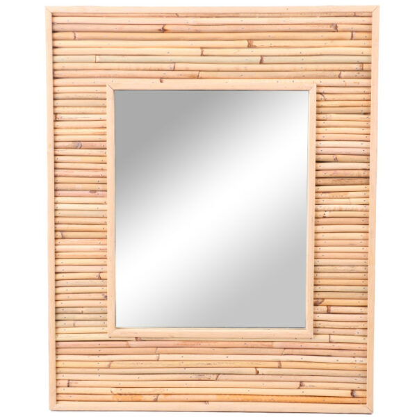 Καθρέφτης Τοίχου Ρατάν 45x55cm Natural Living 53464