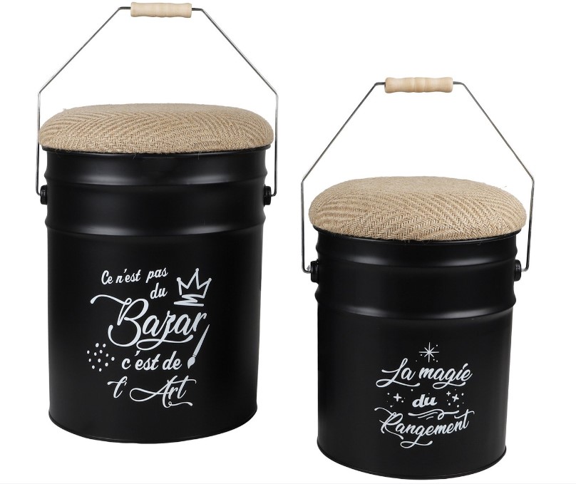 Σετ Μεταλλικά Κουτιά Αποθήκευσης 2 τεμάχια 31cm(Υ) και 40 cm(Υ) Urban Living 54080 Σετ Μεταλλικά Κουτιά Αποθήκευσης 2 τεμάχια 31cm(Υ) και 40 cm(Υ) Urban Living 54080