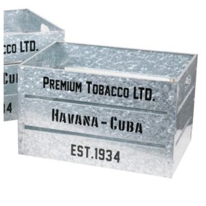 Σετ 3 Μεταλλικά Κουτιά Αποθήκευσης 51x35x28cm / 43x30x26cm / 36x25x23,5cm Urban Living 54100 - Image 3