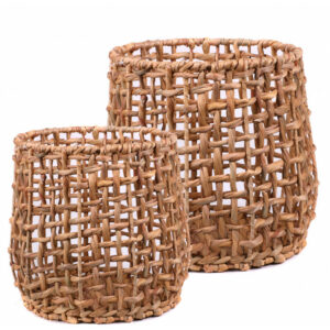 Σετ Καλάθια Αποθήκευσης 2 τμχ. 32x32x31cm / 29x29x28cm Natural Living 54638