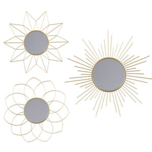 Σετ Μεταλλικοί Καθρέφτες 3 τμχ. 25 cm Urban Living 54811 - Image 3