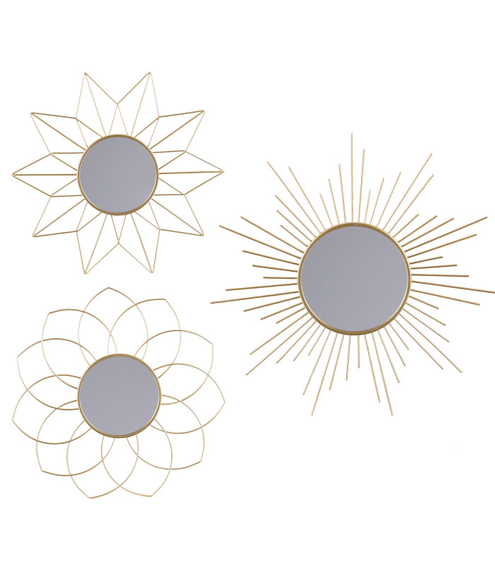 Σετ Μεταλλικοί Καθρέφτες 3 τμχ. 25 cm Urban Living 54811 Σετ Μεταλλικοί Καθρέφτες 3 τμχ. 25 cm Urban Living 54811