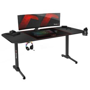 Huzaro Γραφείο Gaming 160x75 εκ.Hero 4.7 Μαύρο 5903796011319