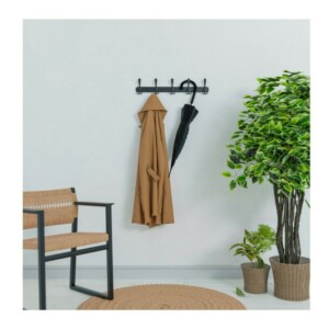 MarkAdler Κρεμάστρα Τοίχου με 15 Άγκιστρα 180 x 50 cm Host 1.3, Μαύρη 5903796012415 - Image 4