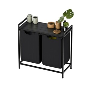 Mark Adler Διπλός Καλάθι Απλύτων Tidy 2.0 Μαύρο 41λ 5903796016116