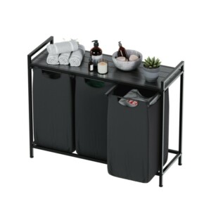 Mark Adler Τριπλό Καλάθι Αποθήκευσης Ρούχων Tidy 3.0 Μαύρο 5903796016123 - Image 4