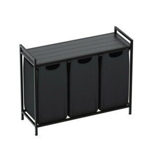 Mark Adler Τριπλό Καλάθι Αποθήκευσης Ρούχων Tidy 3.0 Μαύρο 5903796016123