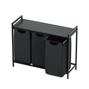 Mark Adler Τριπλό Καλάθι Αποθήκευσης Ρούχων Tidy 3.0 Μαύρο 5903796016123 - Image 5