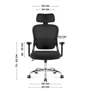 MarkAdler Περιστρεφόμενη Καρέκλα Διευθυντή Manager 3.2 Black 5903796018387 - Image 5