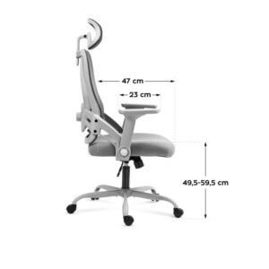 MarkAdler Περιστρεφόμενη Καρέκλα Manager 2.9 Γκρι μ 5903796018837 - Image 5