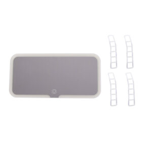 Επαναφορτιζόμενος LED Καθρέφτης Μακιγιάζ Αυτοκινήτου Αφής 24.5 x 12 cm Verk Group 5907451345719 - Image 3