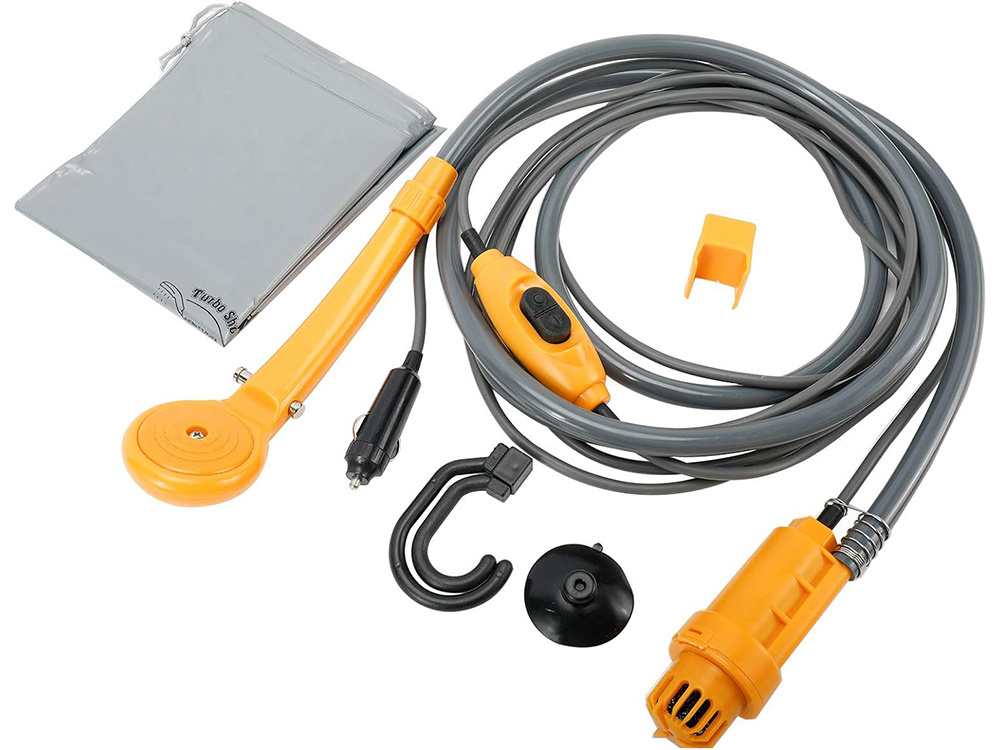 Φορητό Ντουζ 12V Αυτοκινήτου 12V Γκρι-Πορτοκαλί 5907451347898 Verk Group Φορητό Ντουζ 12V Αυτοκινήτου 12V Γκρι-Πορτοκαλί 5907451347898 Verk Group