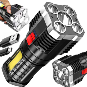 Επαναφορτιζόμενος Φακός Προβολέας LED με USB 5907451353561 VERK GROUP