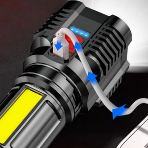 Επαναφορτιζόμενος Φακός Προβολέας LED με USB 5907451353561 VERK GROUP - Image 5