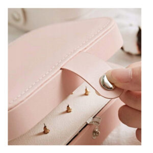 Κοσμηματοθήκη - Μπιζουτιέρα 16 x 12 x 5.5 cm Χρώματος Ροζ Verk Group 5907451355343 - Image 2