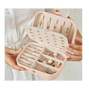 Κοσμηματοθήκη - Μπιζουτιέρα 16 x 12 x 5.5 cm Χρώματος Ροζ Verk Group 5907451355343 - Image 3