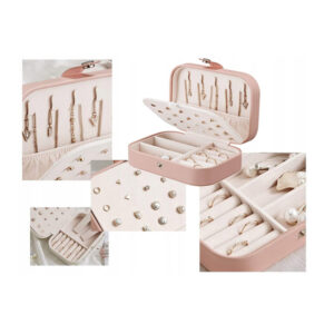 Κοσμηματοθήκη - Μπιζουτιέρα 16 x 12 x 5.5 cm Χρώματος Ροζ Verk Group 5907451355343 - Image 5