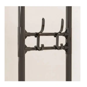 Πλαστική Τροχήλατη Κρεμάστρα Δαπέδου με 2 Ράγες και 2 Ράφια 60 x 33 x 169 cm Verk Group 5907451358924 - Image 3