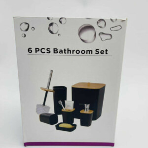 Verk Group Σετ Μπάνιου 6 Τεμαχίων 6638 Λευκό