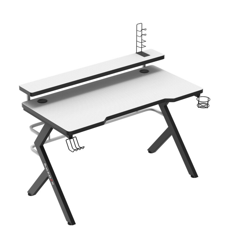 Huzaro Γραφείο Gaming Hero 5.0 Λευκό με Διάστασεις 120x60εκ 5907564629850 - Image 2