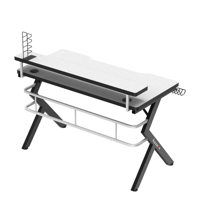 Huzaro Γραφείο Gaming Hero 5.0 Λευκό με Διάστασεις 120x60εκ 5907564629850 - Image 3