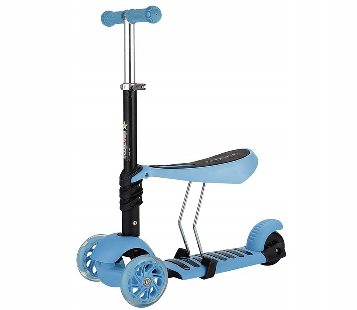 SPM Παιδικό Τρίτροχο Πατίνι με Κάθισμα σε Γαλάζιο Χρώμα 5908222235529 SPM Παιδικό Τρίτροχο Πατίνι με Κάθισμα σε Γαλάζιο Χρώμα 5908222235529