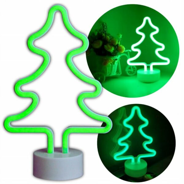 SPM Λάμπα Νυχτός LED Νεόν Οπτική Χριστουγεννιάτικη Διακόσμηση Δέντρου 5908222238230