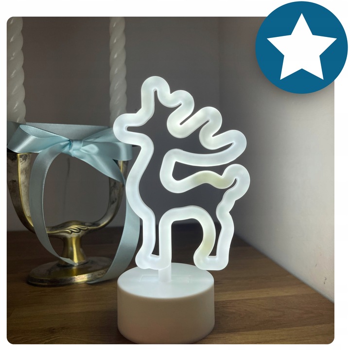 SPM Λάμπα Νυχτός RENIFER σε Σχήμα Τάρανδου για Χριστουγεννιάτικη Διακόσμηση 5908222238247