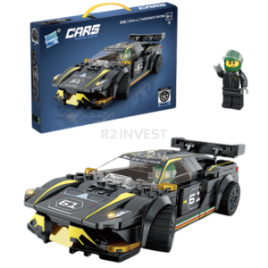 Εκπαιδευτικό Σετ Κατασκευής  Αυτοκινήτου για Παιδιά 6+ 324 Τεμάχια Μαύρο 5908222242145 SPM