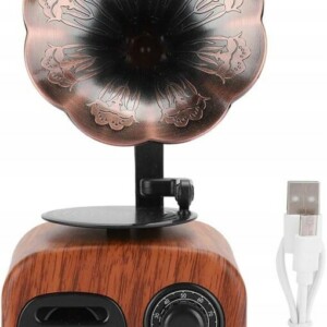 SPM Ρετρό Γραμμόφωνο Bluetooth Ραδιόφωνο SD USB Ασύρματο Ηχείο 1200mAh 5908222246549