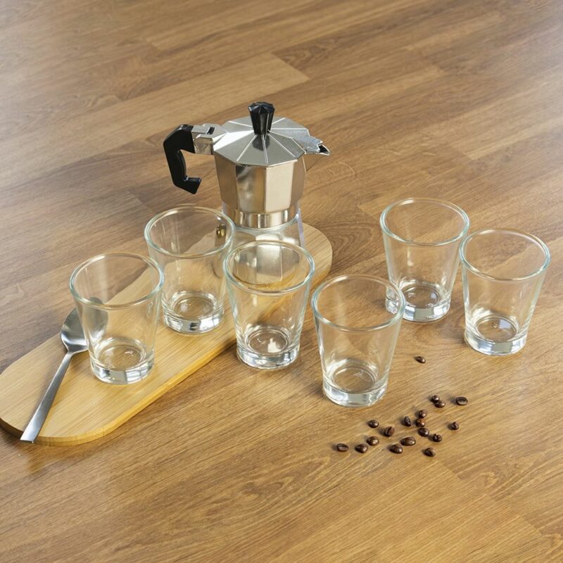 Galileo Σετ 6 ποτηράκια καφέ 90 ml από γυαλί Espressino 5910644 - Image 2