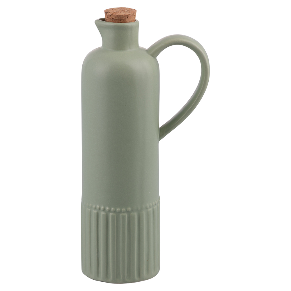 Villa d'Este Home Κεραμική Λαδόκολλα 635 ml με Βουλοκέρι σε Φυστικί Χρώμα Villa d'Este Home Κεραμική Λαδόκολλα 635 ml με Βουλοκέρι σε Φυστικί Χρώμα