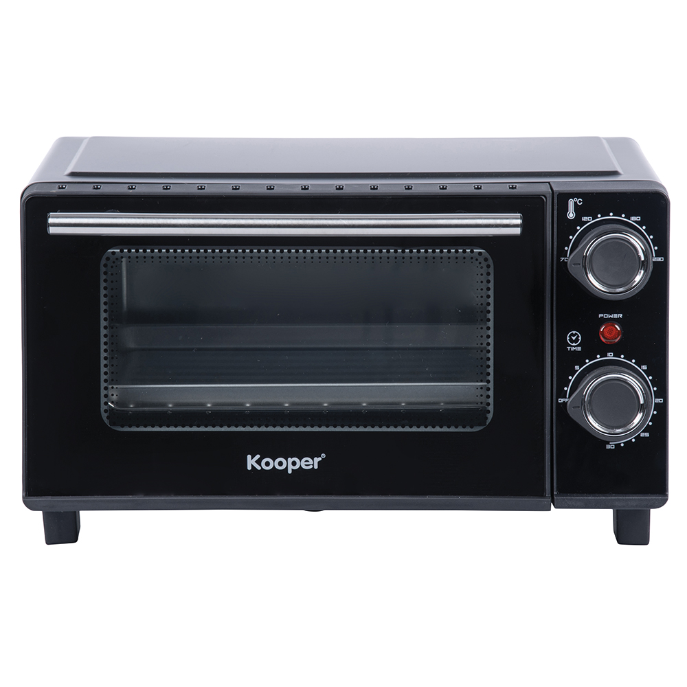 Kooper Ηλεκτρικός φούρνος 15 L σκληρυμένο γυαλί 650 W μαύρο Kooper 5919495 Kooper Ηλεκτρικός φούρνος 15 L σκληρυμένο γυαλί 650 W μαύρο Kooper 5919495