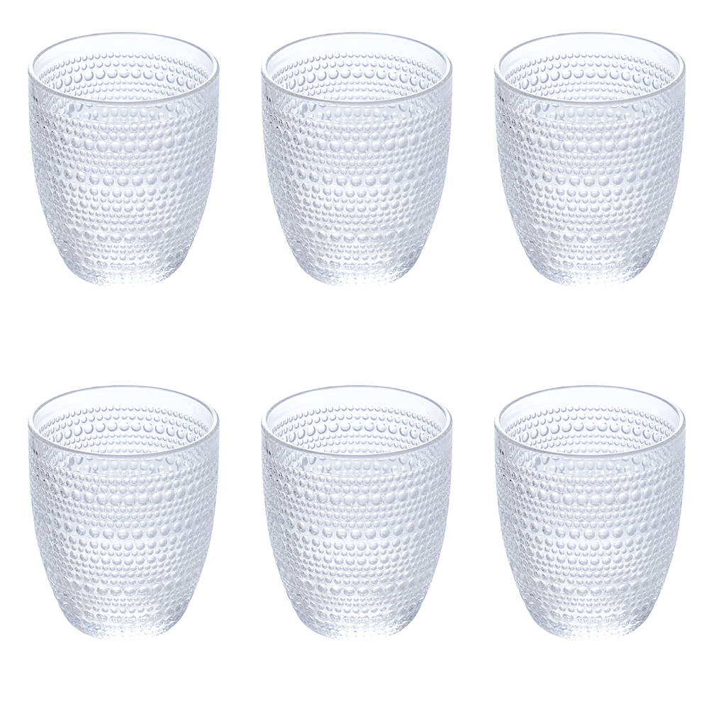 Galileo Σετ 6 ποτήρια νερού 325 ml από διαμορφωμένο γυαλί Roma 5921384 Galileo Σετ 6 ποτήρια νερού 325 ml από διαμορφωμένο γυαλί Roma 5921384