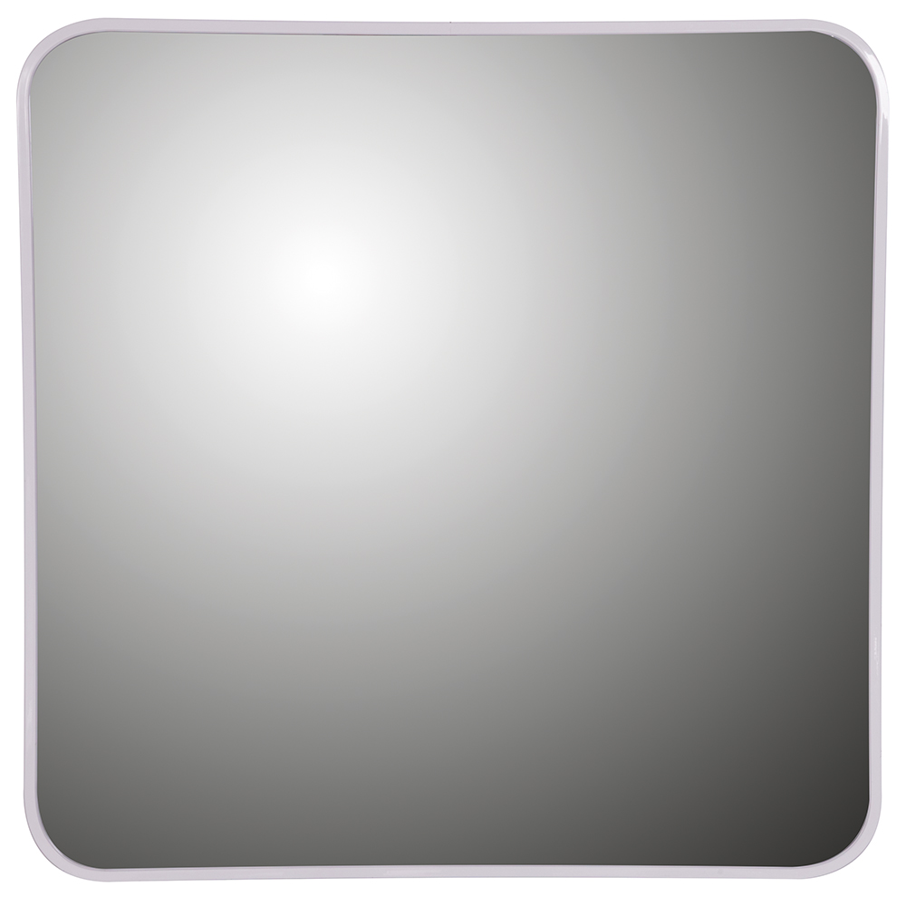 Galileo Καθρέφτης τοίχου 605x605 εκ με αλουμινένιο πλαίσιο μοντέρνου σχεδιασμού σε λευκό χρώμα Sibilla 5922553 Galileo Καθρέφτης τοίχου 605x605 εκ με αλουμινένιο πλαίσιο μοντέρνου σχεδιασμού σε λευκό χρώμα Sibilla 5922553